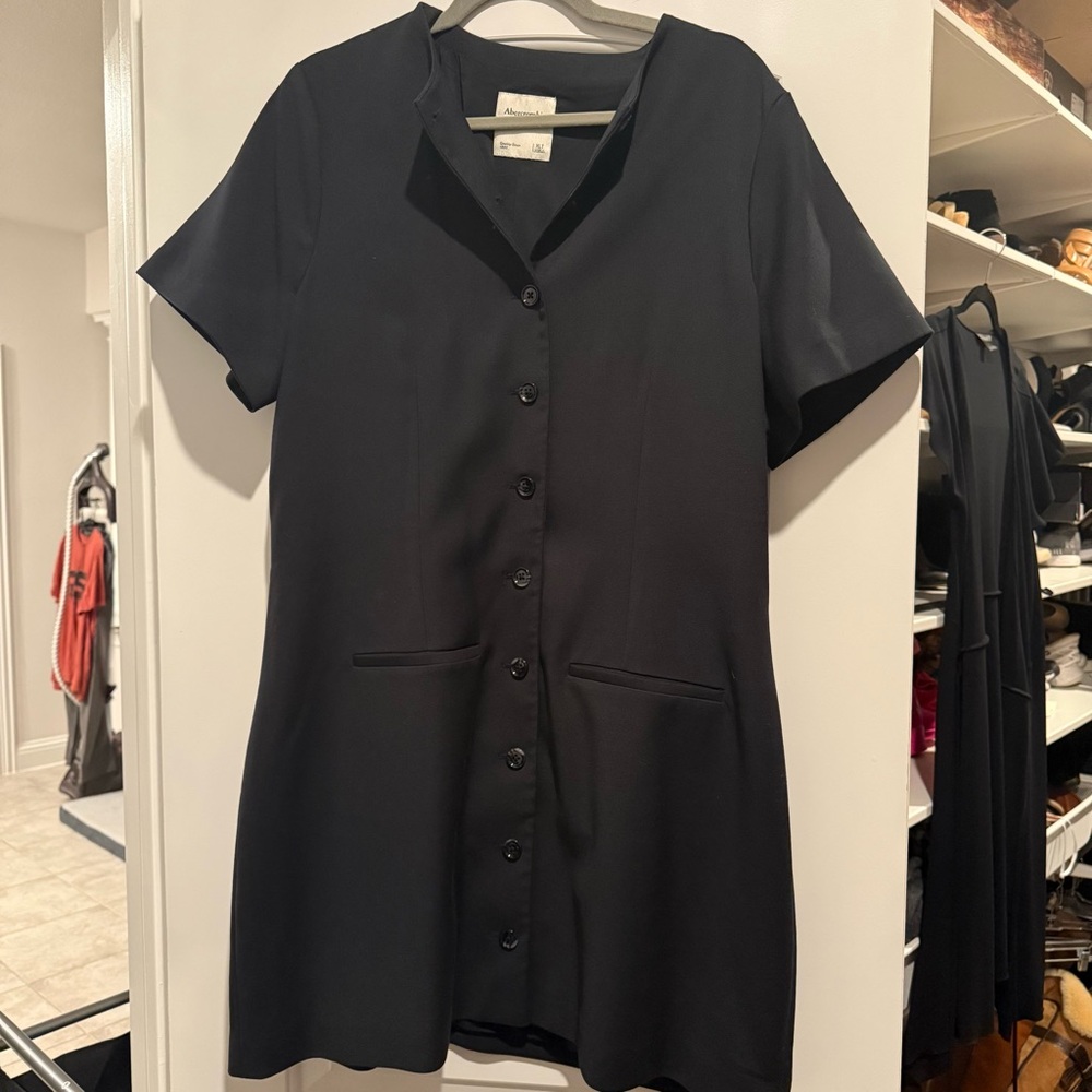 Abercrombie & Fitch Black Mini Dress